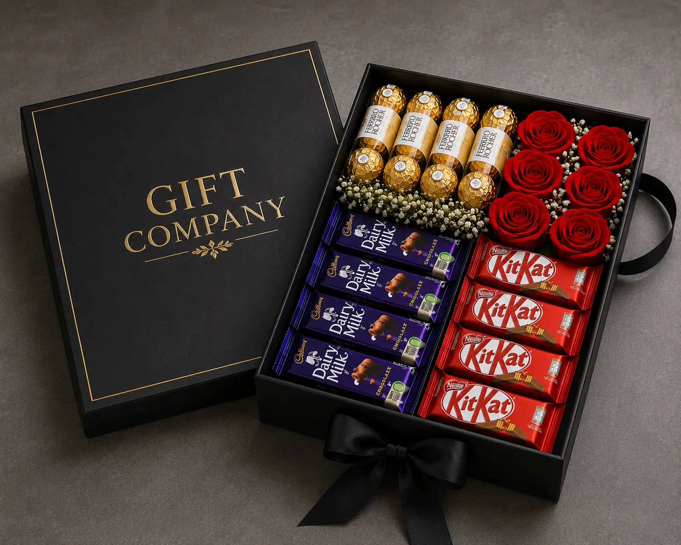 Luxury Chocolate Gift Box with Roses – Premium Gift Box for Her & Him in Pakistan