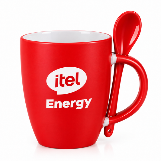 Customized Corporate Gift Mug with Spoon