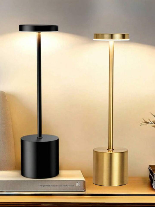 Classic Metal Touch Sensor LED Table Lamp Rechargeable Desk Lamp