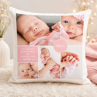 Customized Baby Photo Pillow | Personalized Baby Cushion Gift