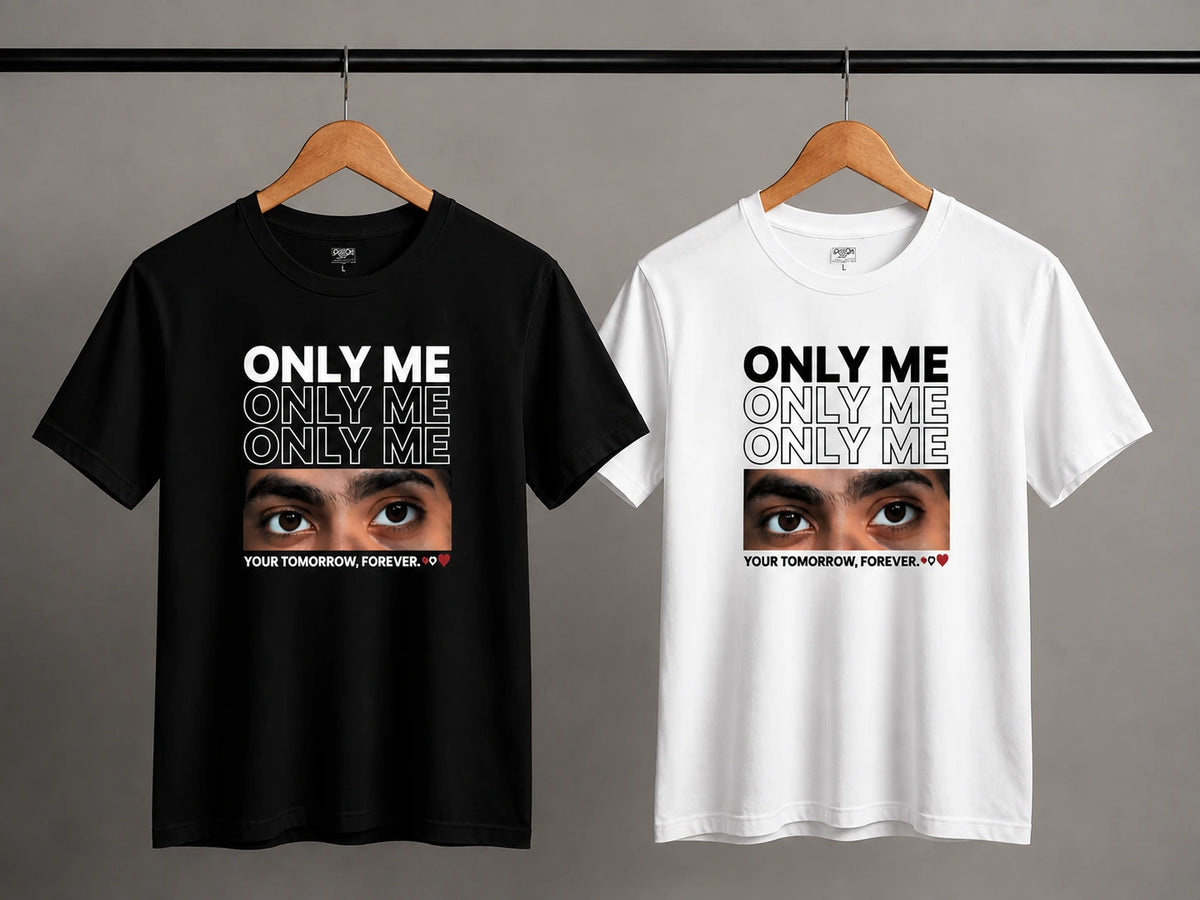 Personalized Eye Down Shoulder Shirt (Only Me)