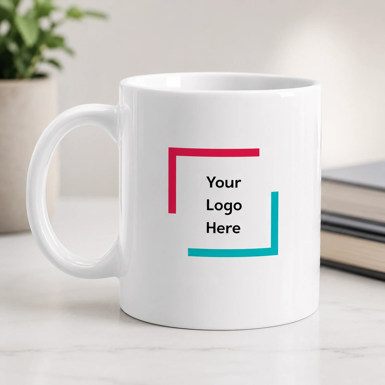Personalized Business Logo Ceramic Mug | Custom Logo Printed Mug