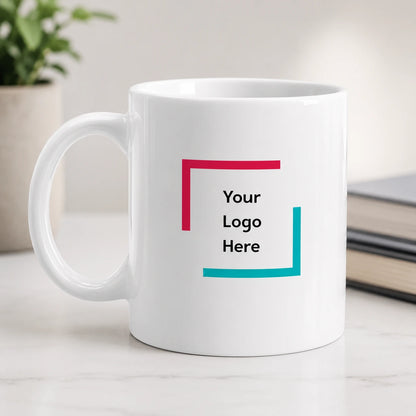 Personalized Business Logo Ceramic Mug | Custom Logo Printed Mug