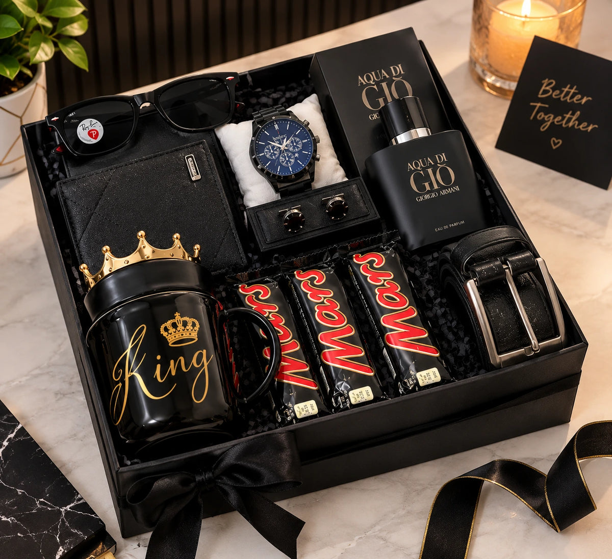 Luxury Gift Box for Husband - Anniversary & Birthday Gift Set for Him