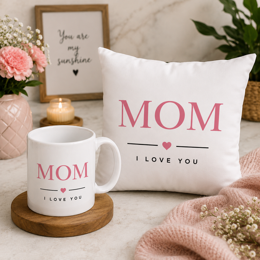 Mom Mug & Cushion Gift Set – Best Gift for Mom