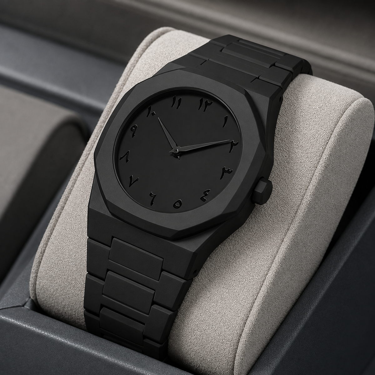 Luxury Black Arabic Numerals Watch for Men