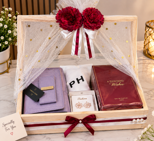 Luxury Gift Hamper for Wife - Birthday & Anniversary Gift Box for Her