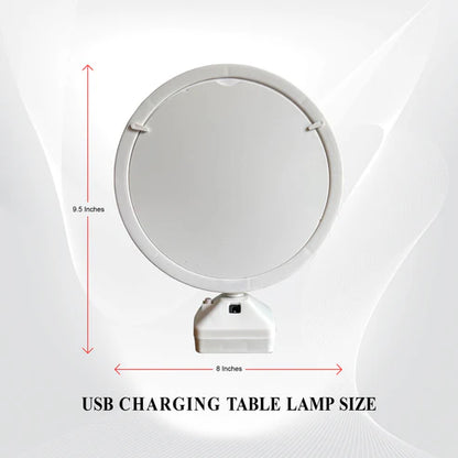 Led Magic Photo Frame & Mirror - Round Shape