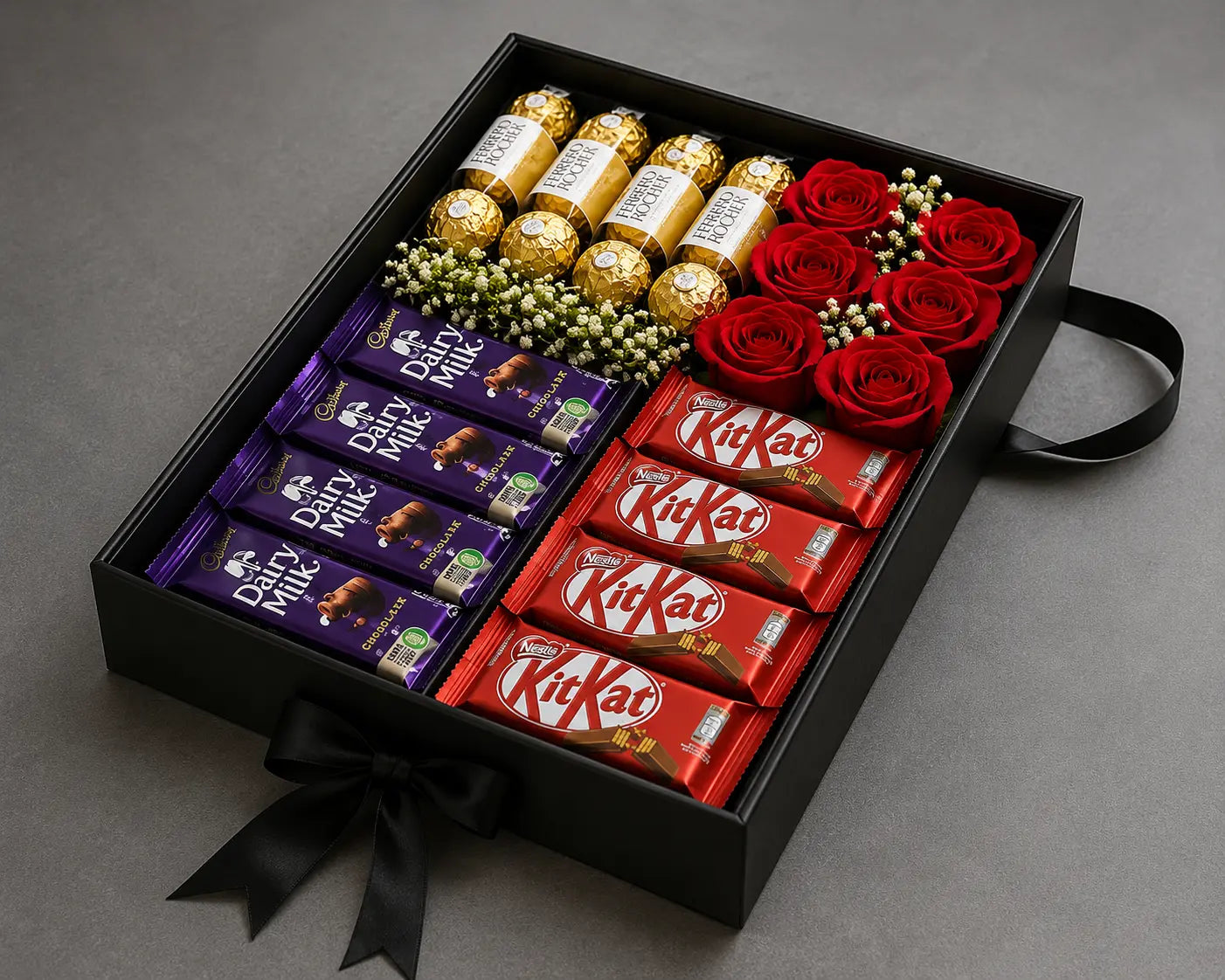 Luxury Chocolate Gift Box with Roses – Premium Gift Box for Her & Him in Pakistan
