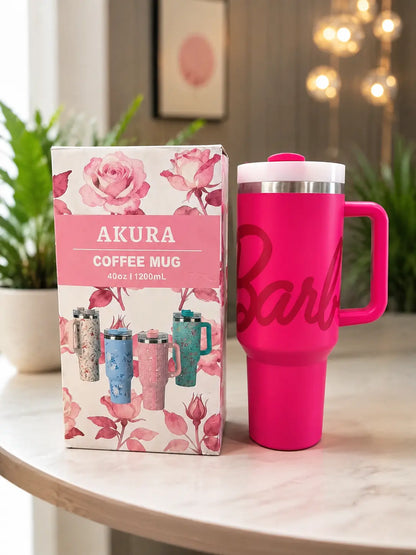 Personalized Barbie Tumbler with Handle
