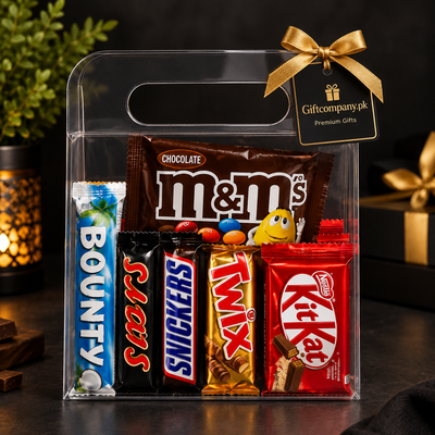 Chocolate Gift Box with M&M’s, KitKat, Snickers & Bounty