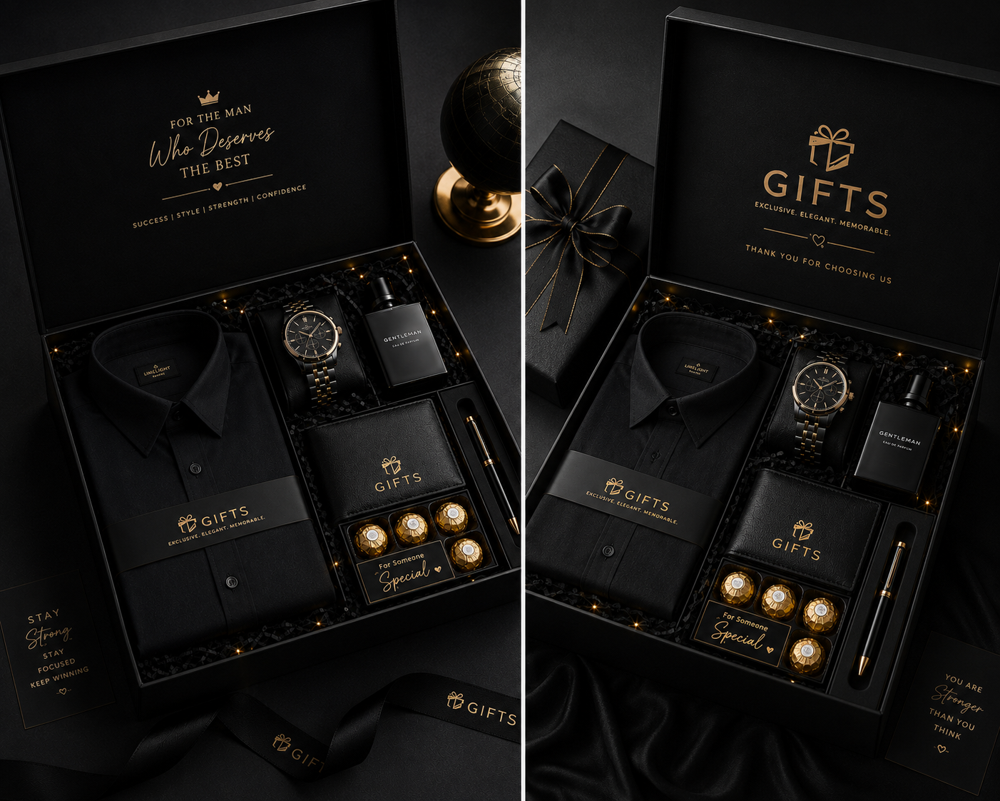 Luxury Black Gift Box for Men