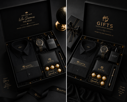 Luxury Black Gift Box for Men