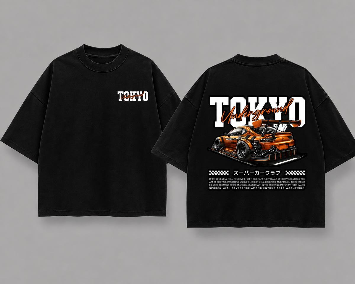 Tokyo Underground Oversized Drop Shoulder T-Shirt Pakistan